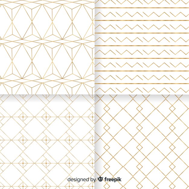 Geometric luxury pattern collection