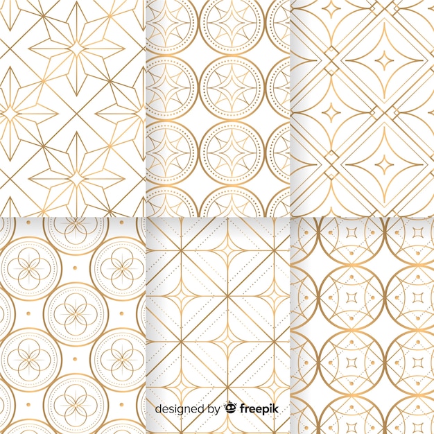 Geometric luxury pattern collection