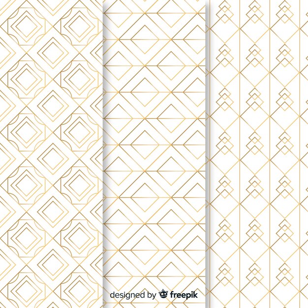 Geometric luxury pattern collection