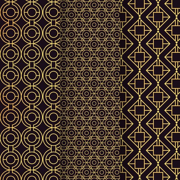 Geometric luxury pattern collection