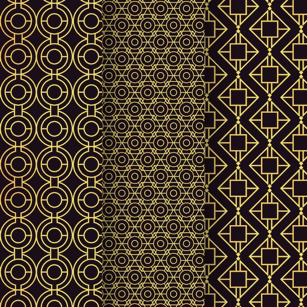 Geometric luxury pattern collection