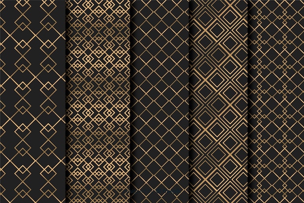 Geometric Luxury Pattern Set