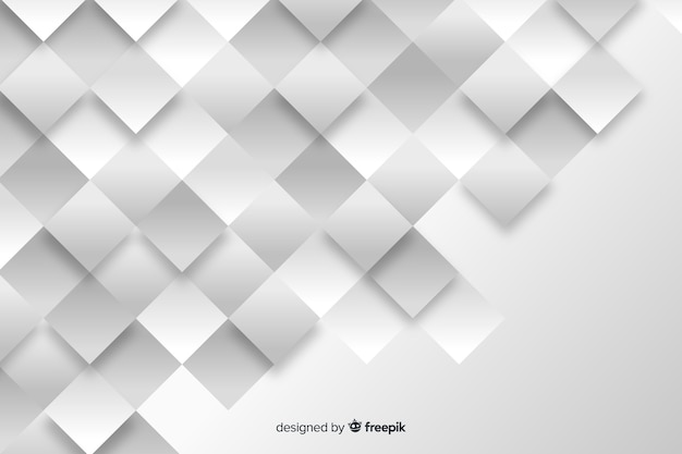 Free vector geometric models background in paper style