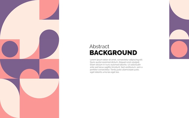 Geometric Mosaic background Vector illustration