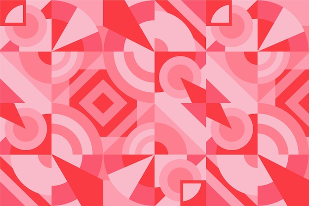 Free vector geometric mural background