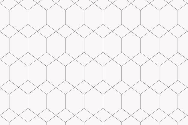 Geometric pattern background, white abstract design vector