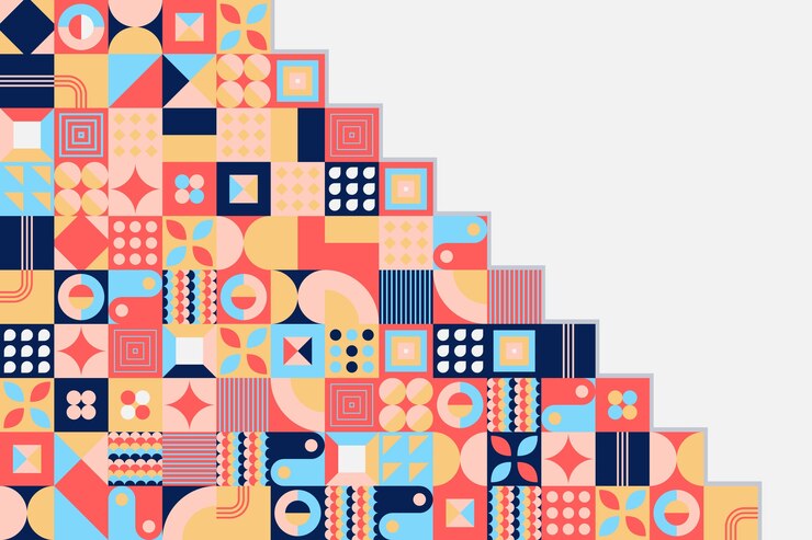 Free Vector geometric pattern background