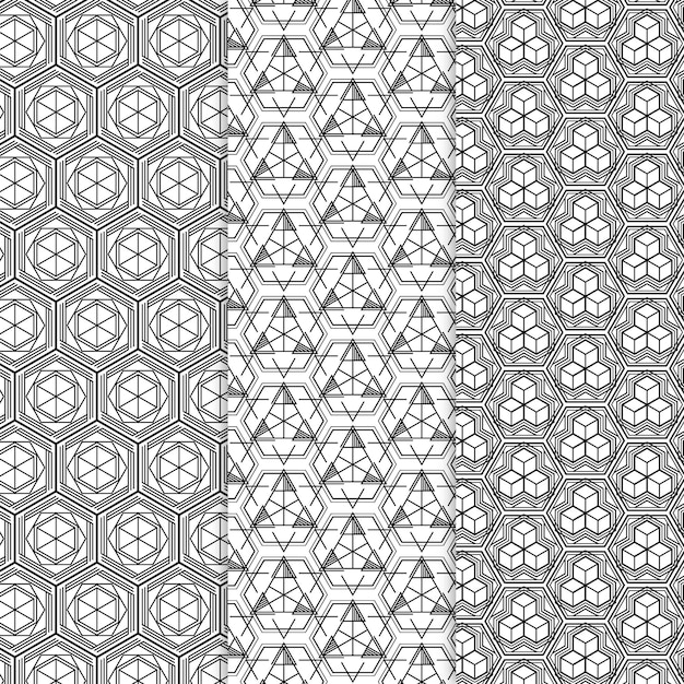 기하학적 패턴 컬렉션 테마