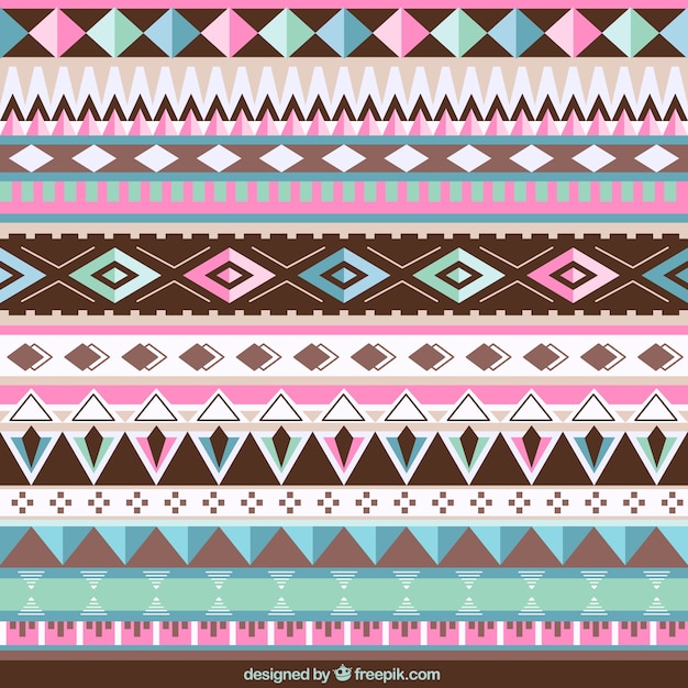 Geometric pattern in ethnic style