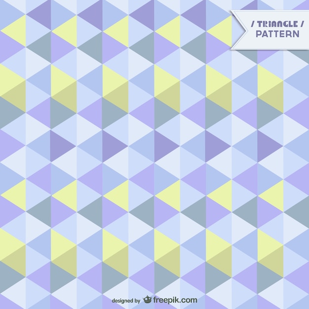 무료 벡터 노란색과 파란색 톤의 기하학적 패턴