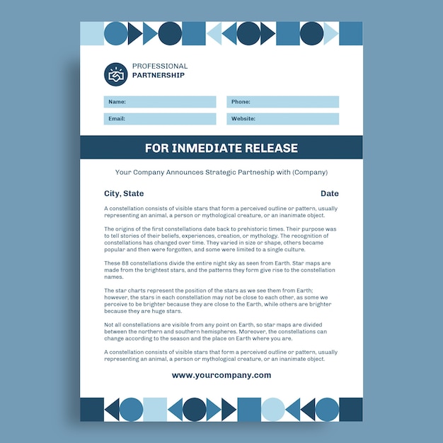 Geometric professional partnership press release