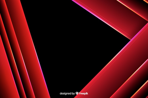 Geometric red lights background