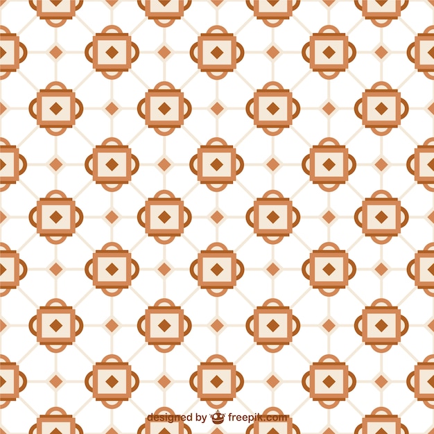 기하학적 인 복고풍 모자이크 패턴