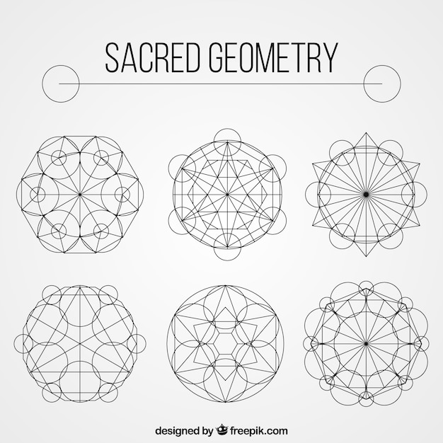 Free vector geometric shape collection