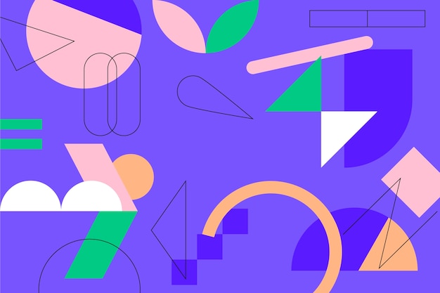 geometric shapes abstract background