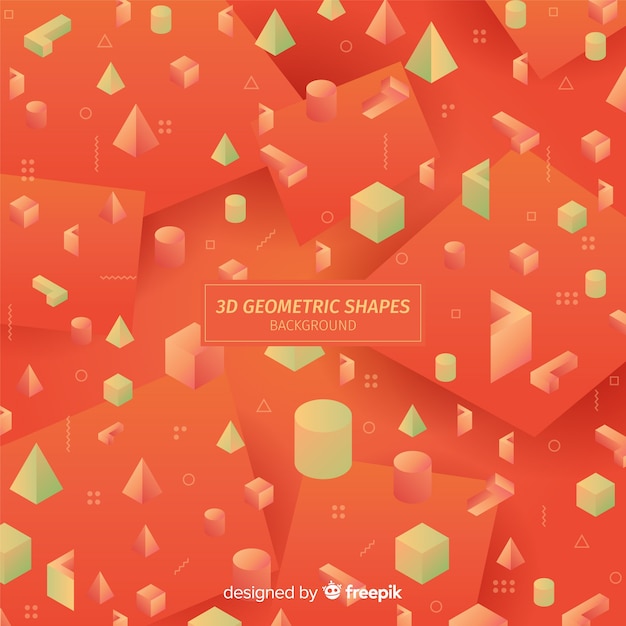 Geometric shapes background