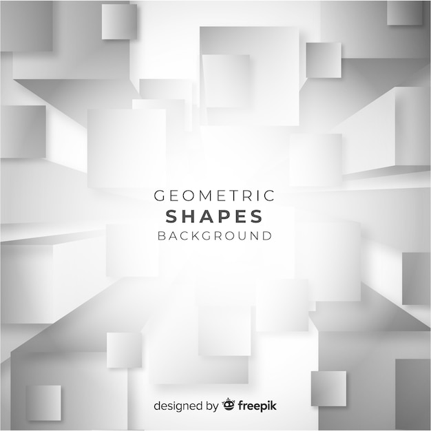 Geometric shapes background