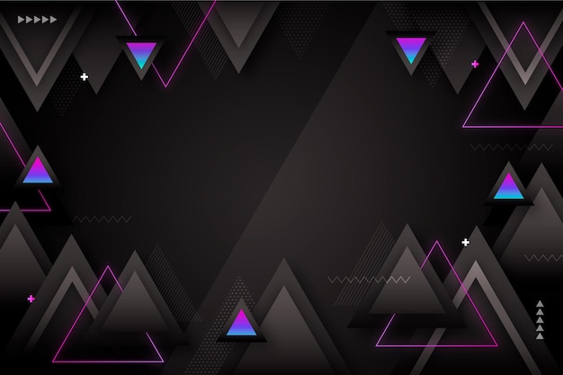 Free vector geometric shapes background