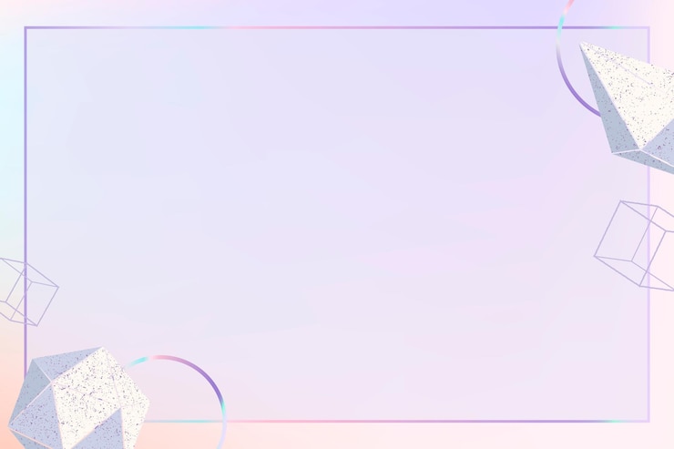 무료 Vector 기하학적 모양 테두리 벡터 파스텔 배경