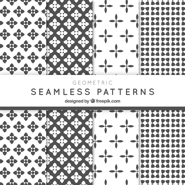 Geometric shapes pattern collection