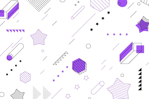 Get Creative with the ‘Geometric Shapes and Stars Background’ Vector Template