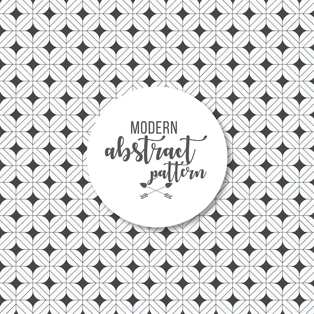 Geometric simple print black and white pattern background