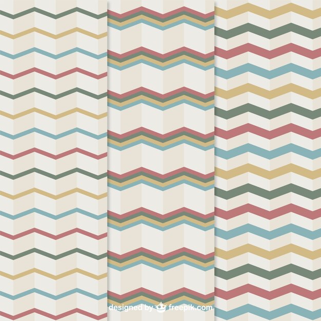 Geometric stripes pattern