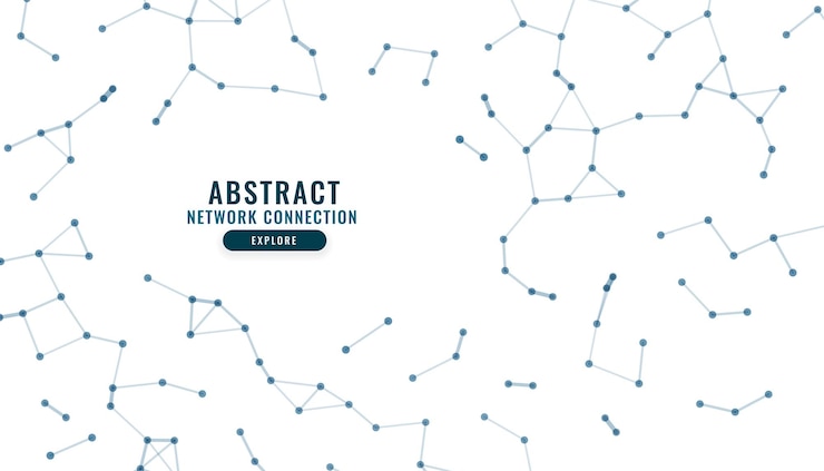 Free Vector geometric style big data analysis abstract background vector