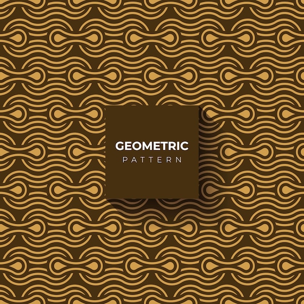 Geometric style gold background or pattern