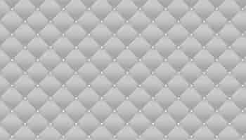 Free vector geometric style quilted pattern grey background for royal furniture