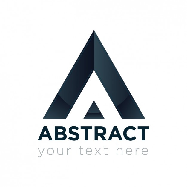 Free Vector geometric triangle logo