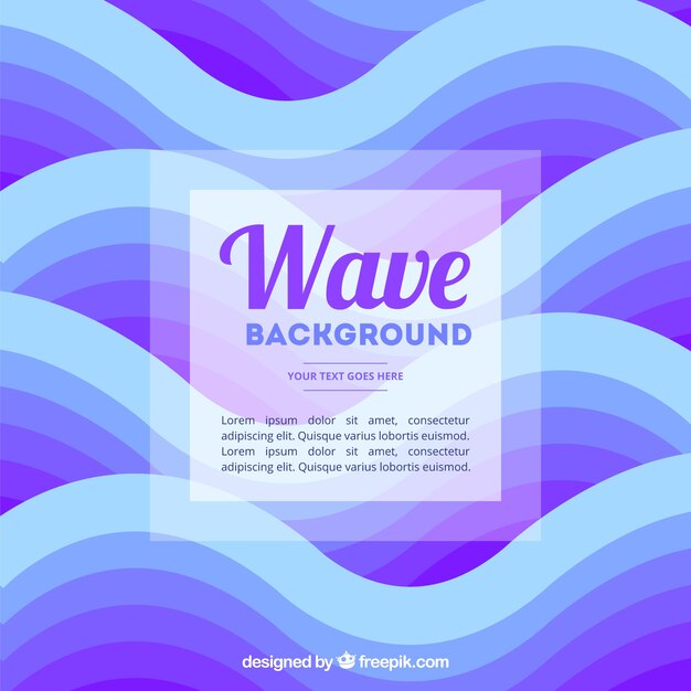 Geometric waves background