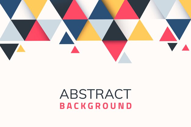 Geometrical abstract background