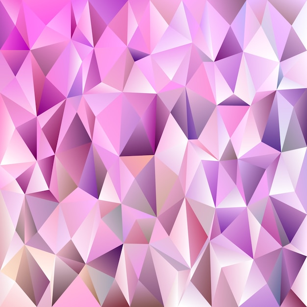 Free vector geometrical abstract tiled triangle pattern background - vector mosaic design from colored triangles