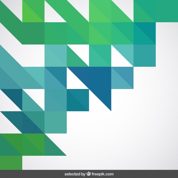 Vettore gratuito sfondo geometrico in blu una tonalità verde