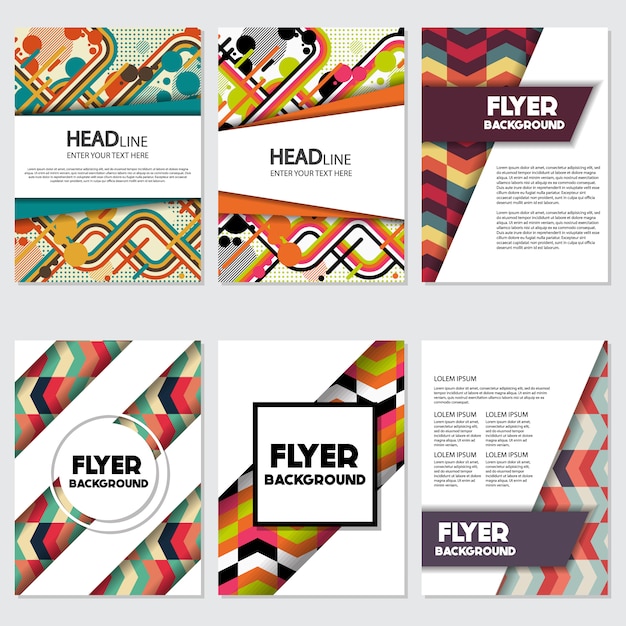 Geometrical flyer collection