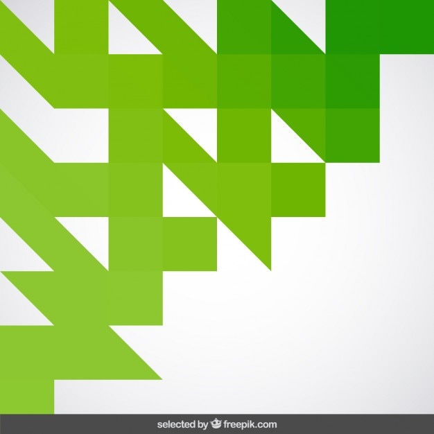 Free vector geometrical green background