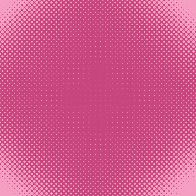 Geometrical halftone dot pattern background - vector graphic from circles in varying sizes