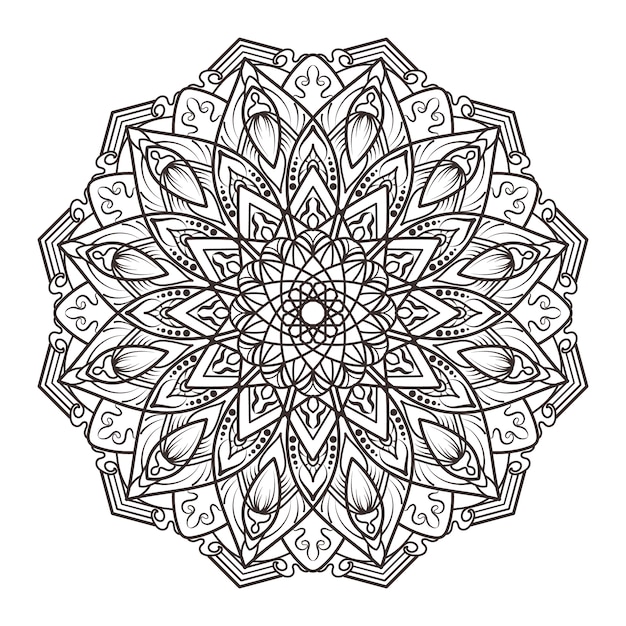 Geometrical mandala background