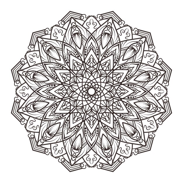 Geometrical mandala background