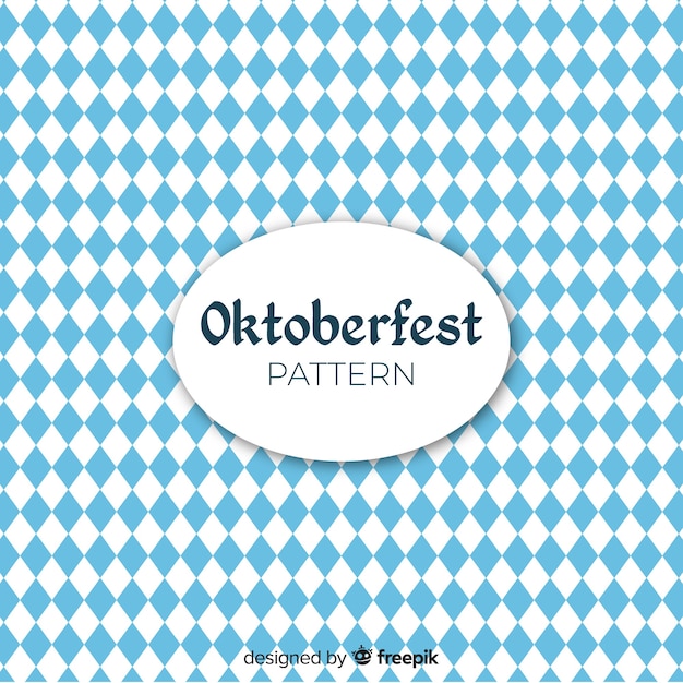 Free vector geometrical oktoberfest concept background