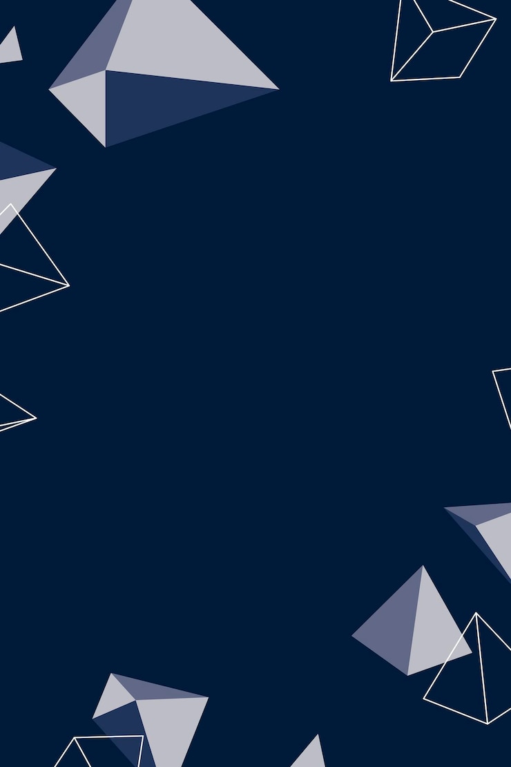 Free Vector geometrical shape patterned blue background vector
