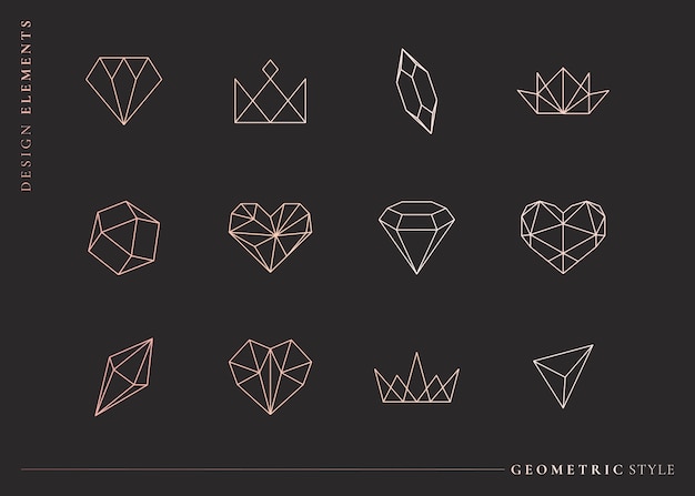 Geometrical shapes set