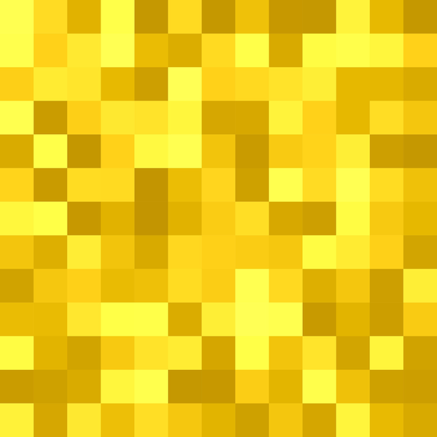 Free vector geometrical square tiled background - vector graphic design from squares in golden tones