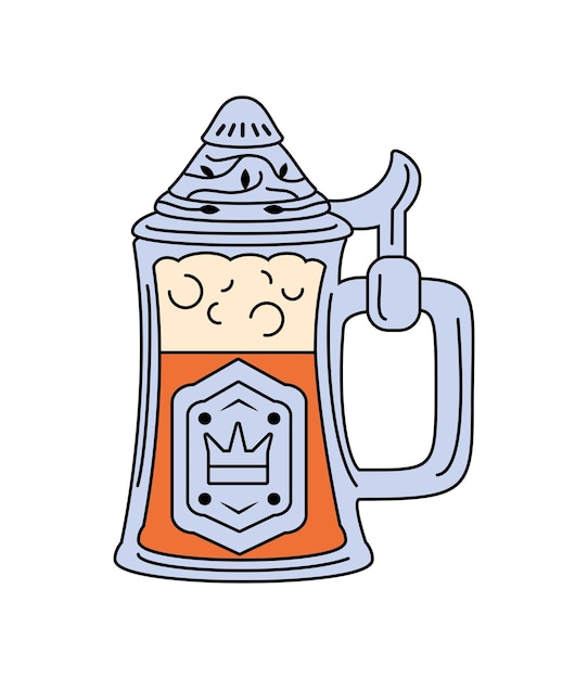 독일 맥주 steins 고립