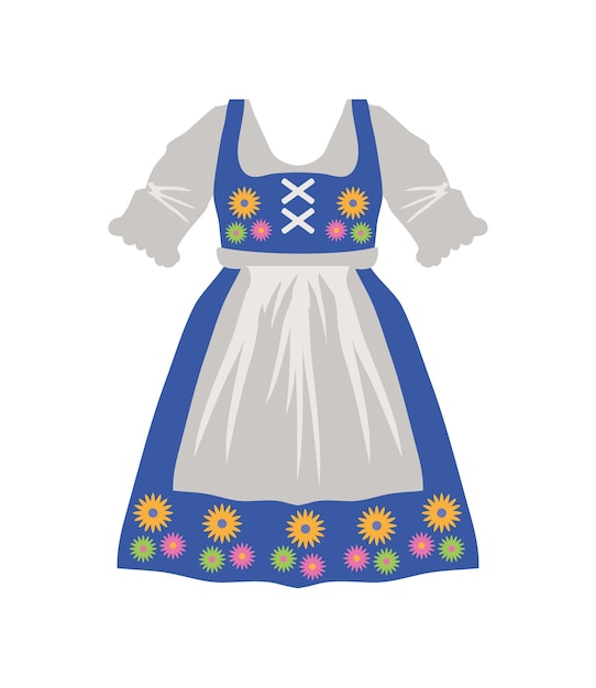 Free vector germany dirndl traditional