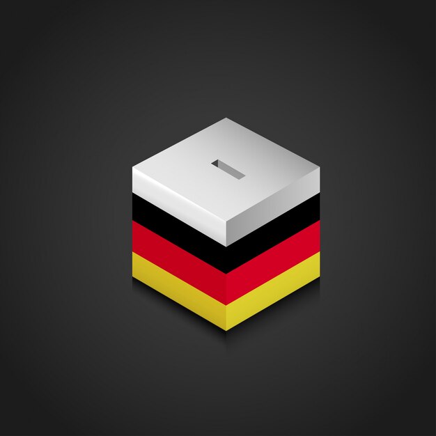 Germany falg design icons 