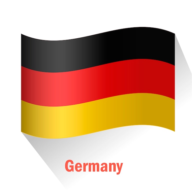 ドイツの旗の背景