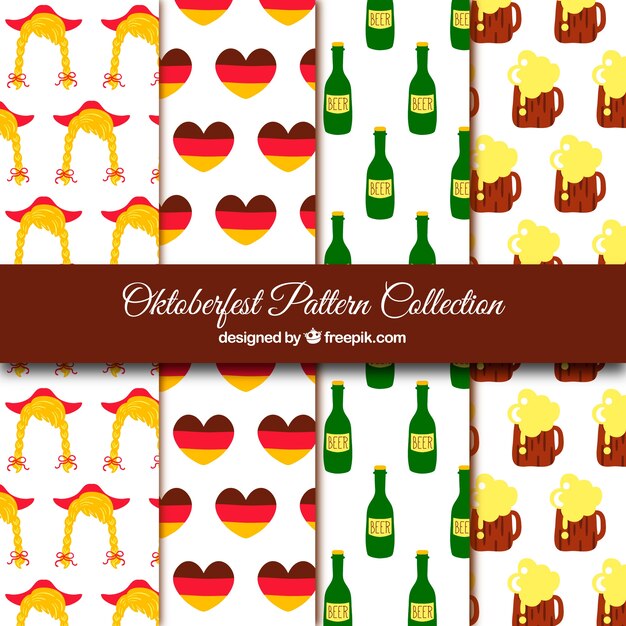 Germany and oktoberfest pattern collection