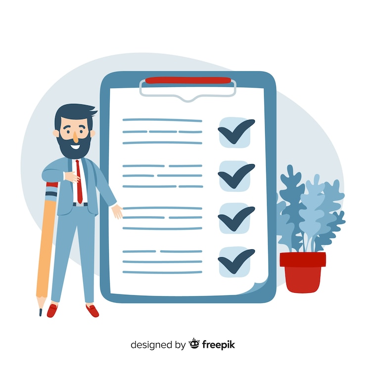 Free Vector giant check list